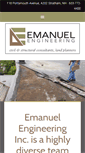 Mobile Screenshot of emanuelengineering.com